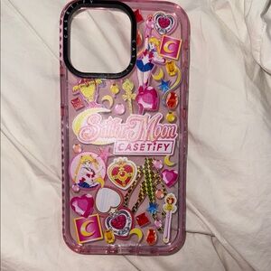 Casetify Pink Glitter iPhone 14 Pro Case